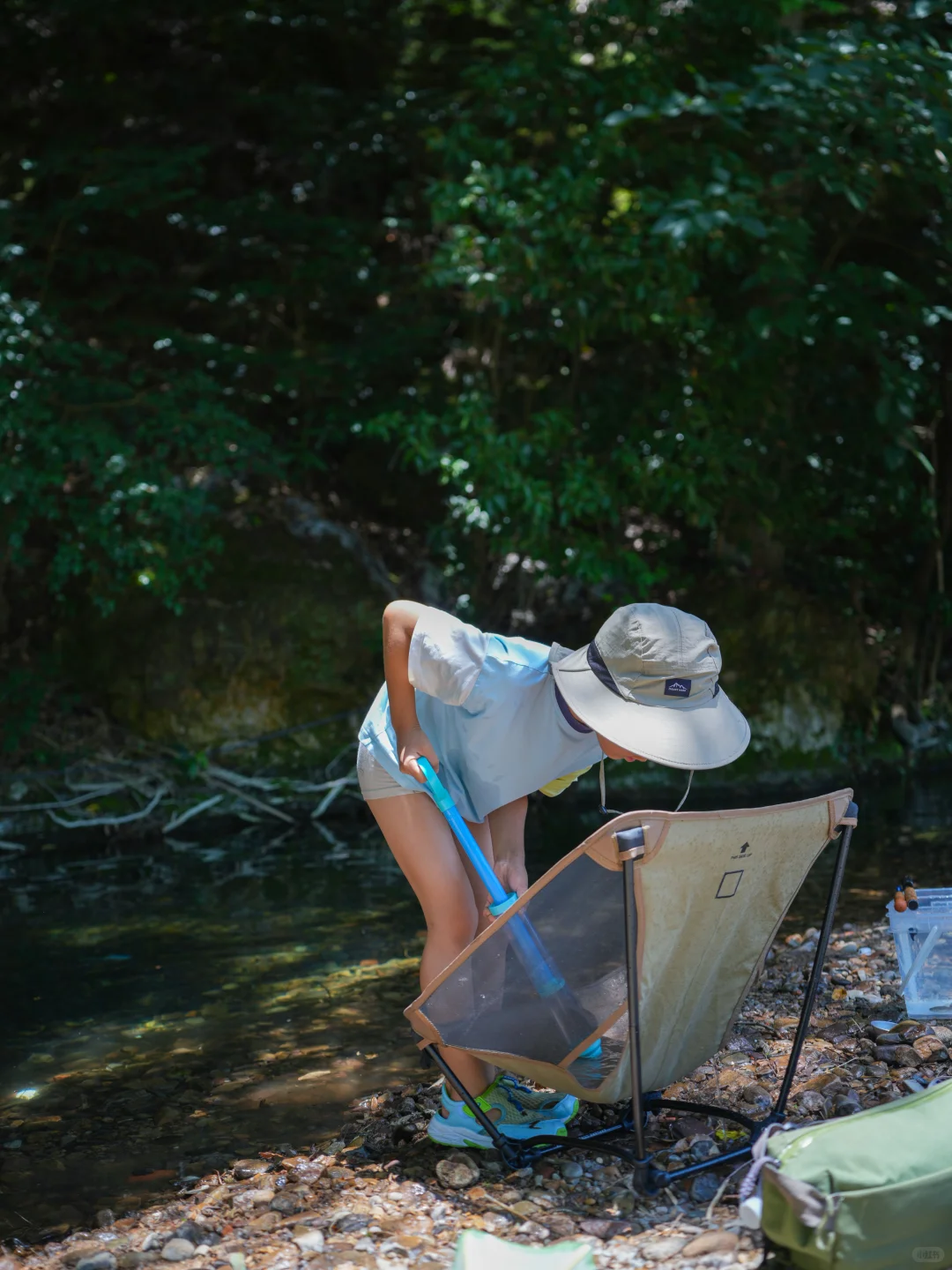 周末溜娃|去梅家坞的茶山小溪玩水