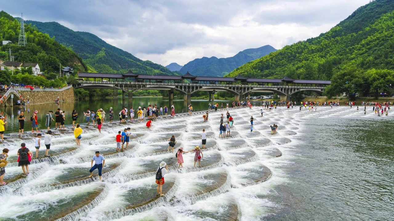 ✨ 杭州1h直达！龙鳞坝玩水攻略