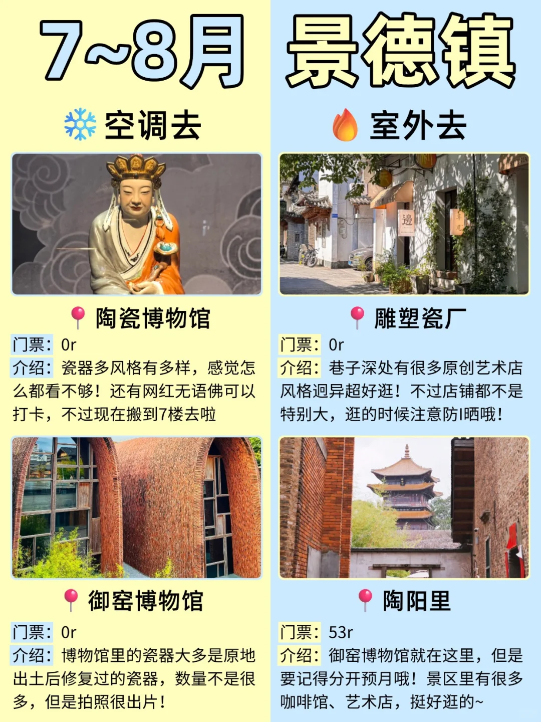 7-8月去景德镇🌈保姆级游玩攻略