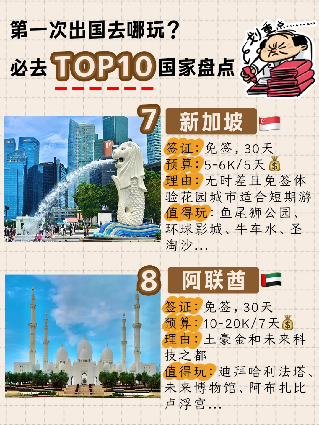 第一次出国玩top10国家盘点