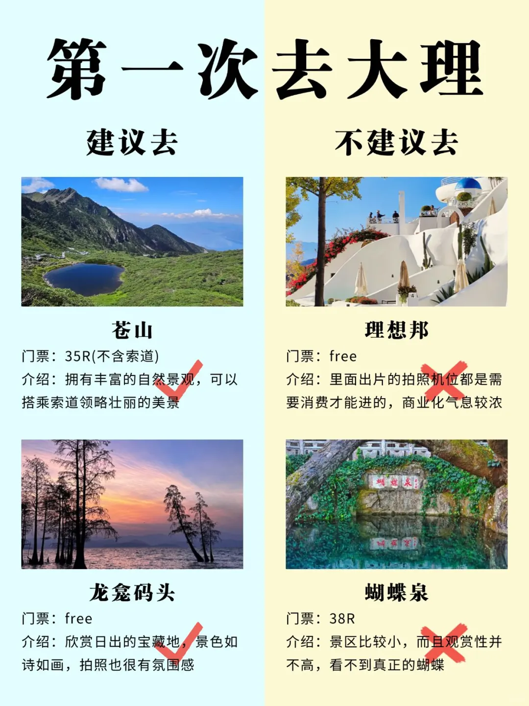 7~9月大理景点的正确玩法来啦✅!!