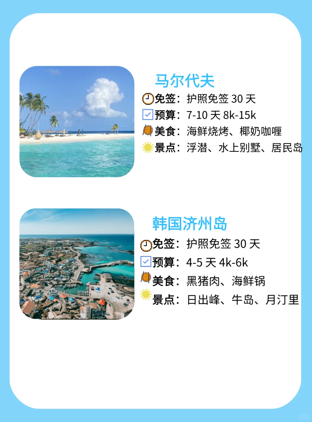 2025说走就走🌍！必去的高性价比免签国家