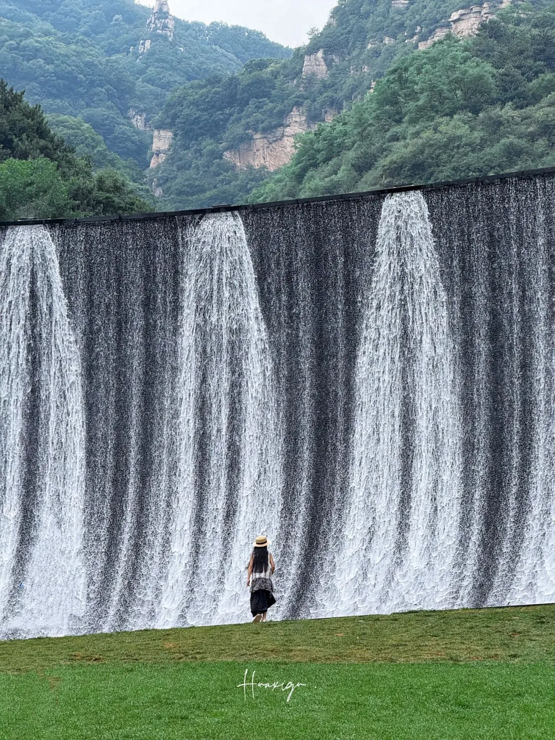 真不是国外!在河北也能看迪拜同款瀑布了‼️
