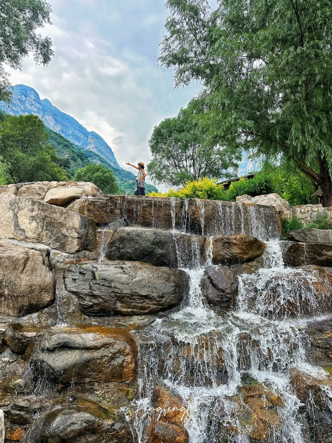 真不是国外!在河北也能看迪拜同款瀑布了‼️