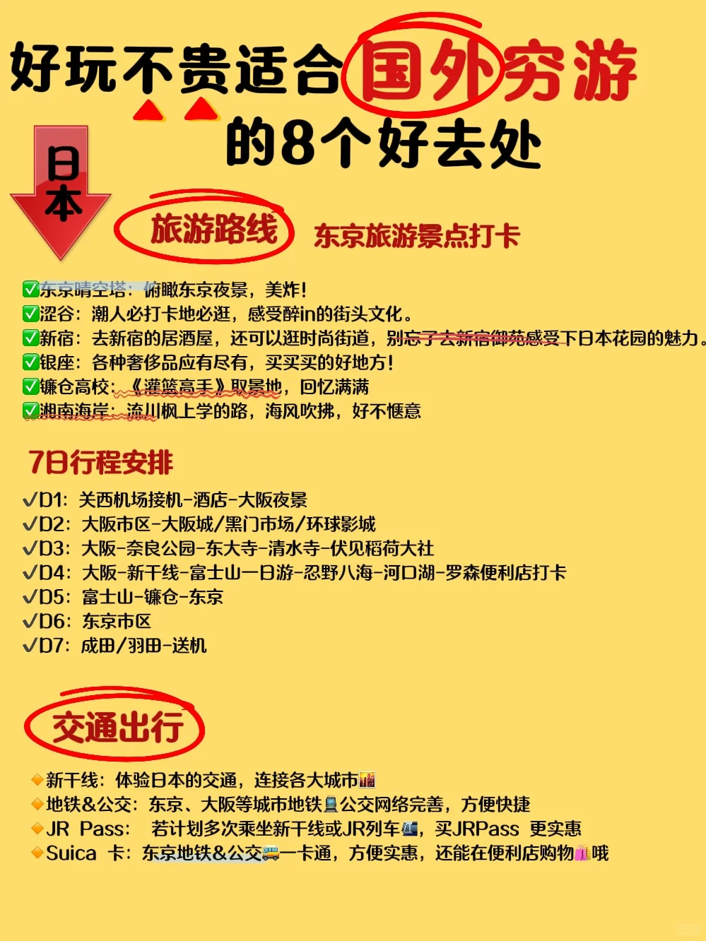 好玩不贵的国外游❗️含详细攻略（✅收藏备用）