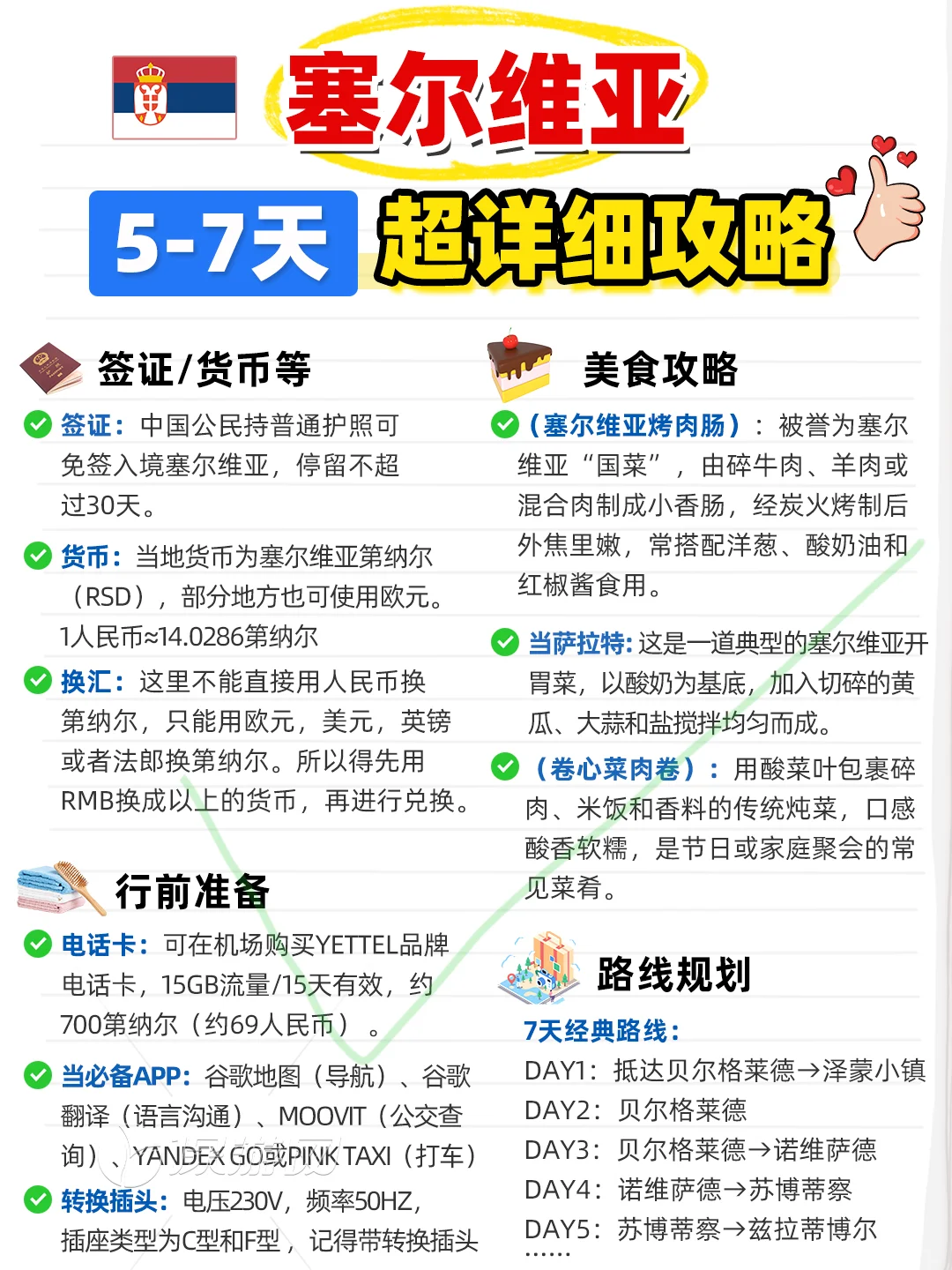 塞尔维亚超详细旅游攻略 | 免签宝藏地❗❗