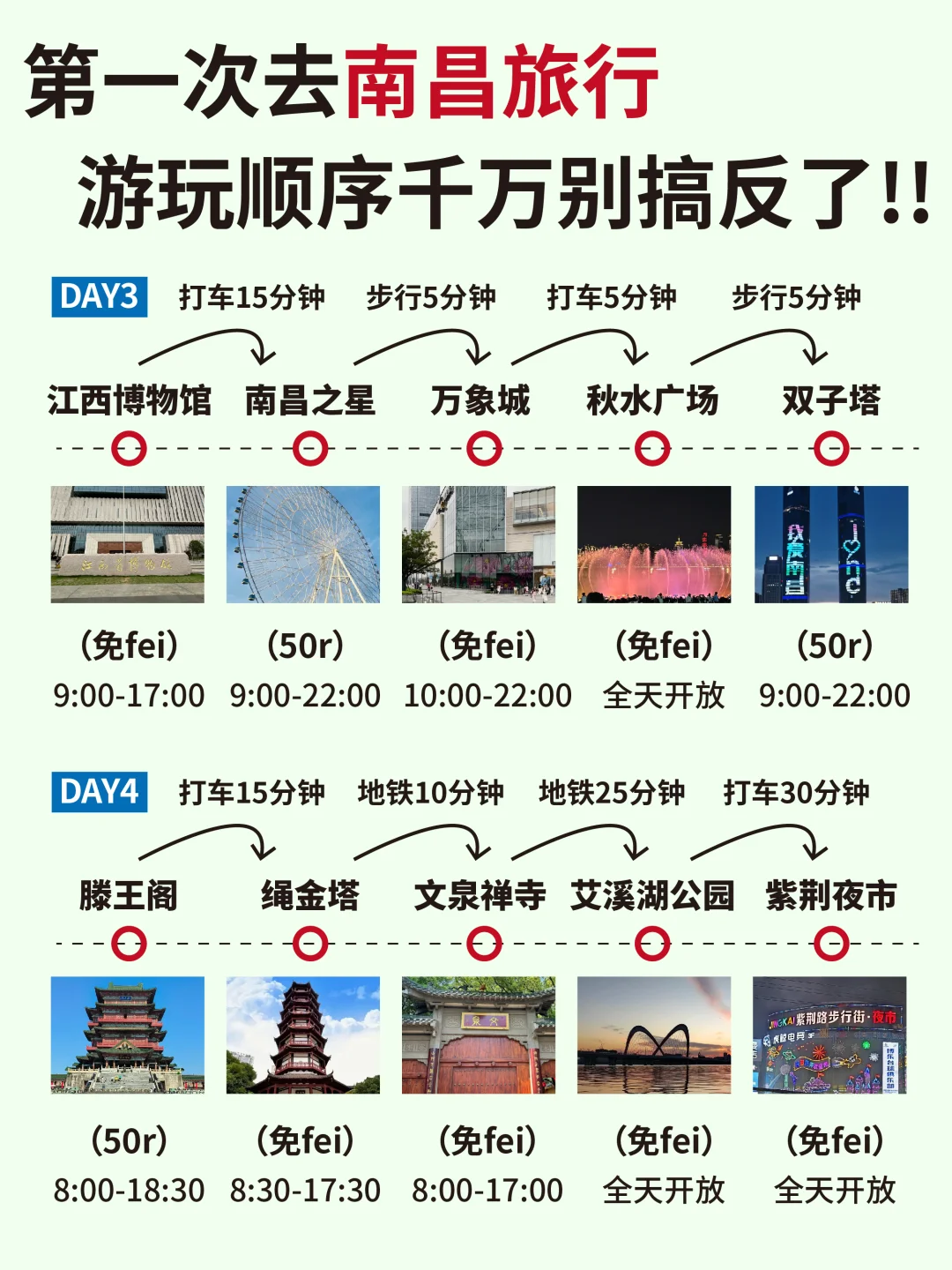 南昌旅游超全攻略！暑假篇！含美食+注意事项！