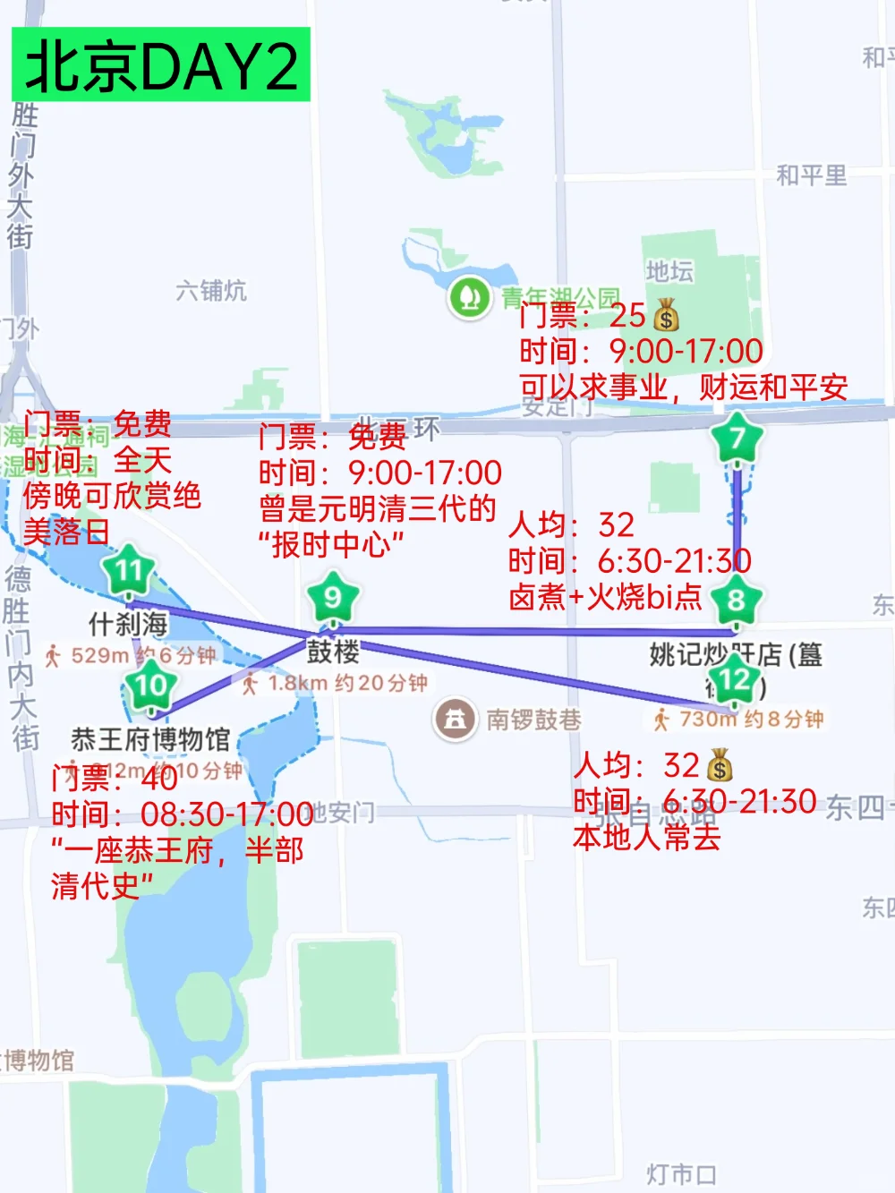 J人好恐怖…被男朋友做的北京攻略震撼