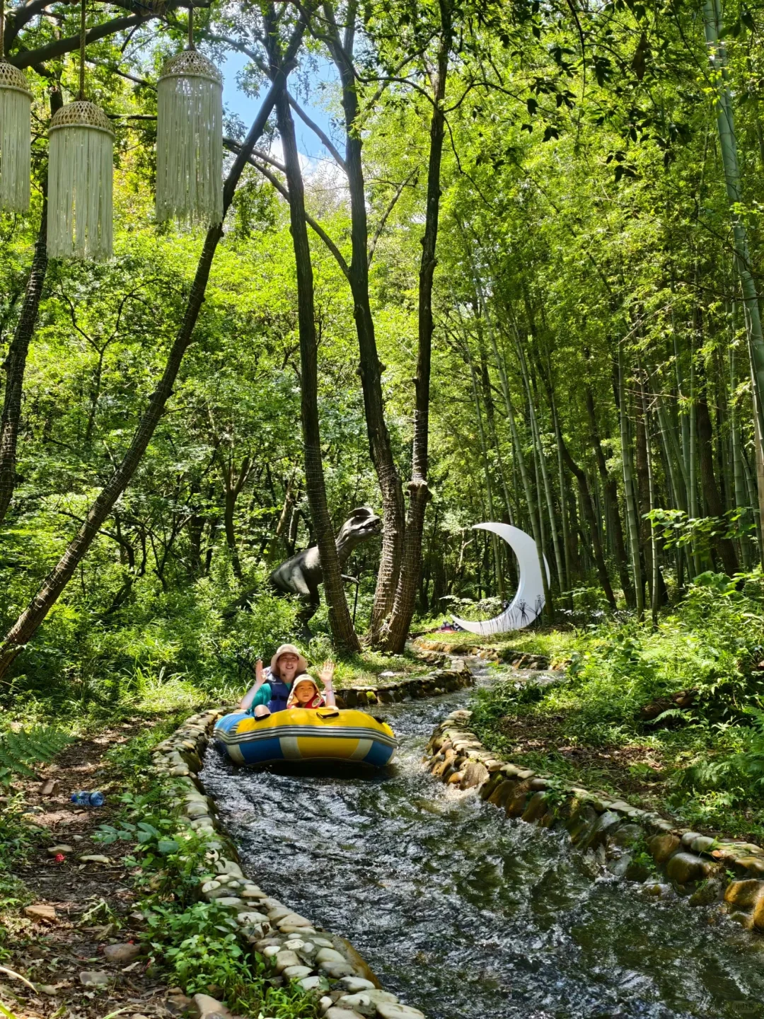 1米就能玩的竹林漂流，江浙沪亲子避暑天花