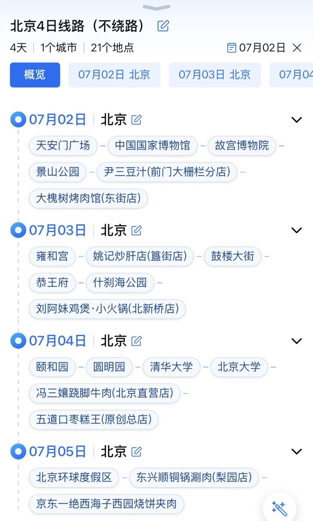J人好恐怖…被男朋友做的北京攻略震撼