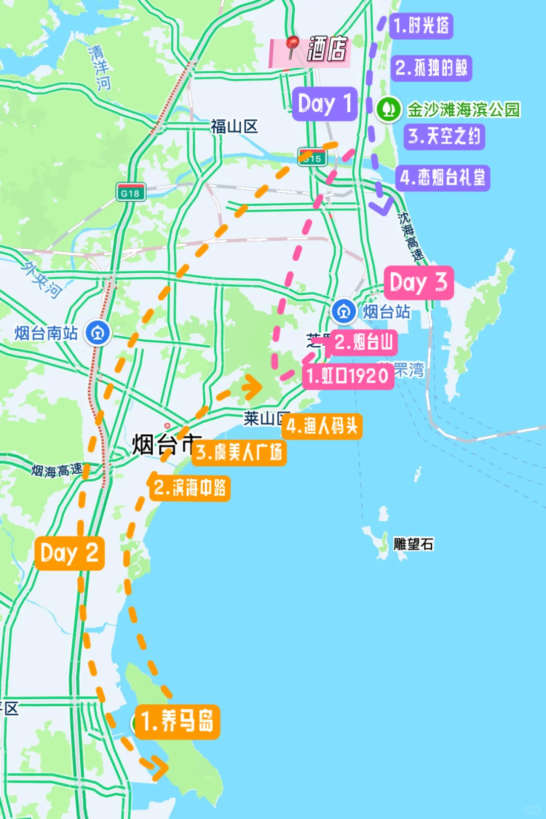 烟台刚回 说说我的真实感受～