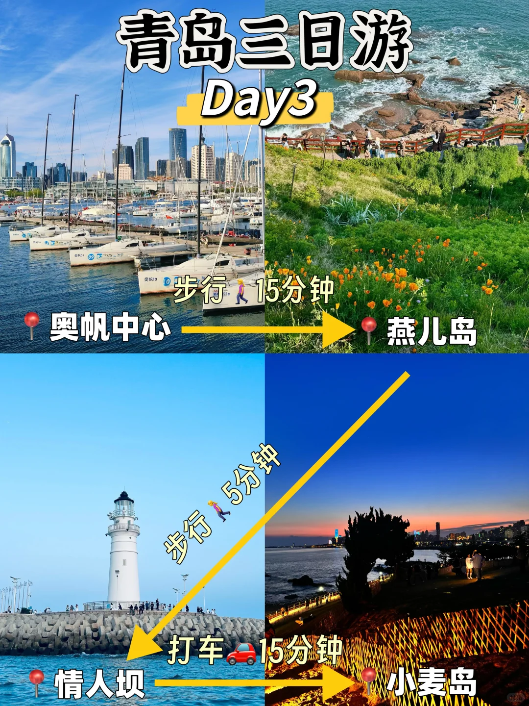青岛📍三天两晚，不费腿版保姆级逛吃攻略‼️
