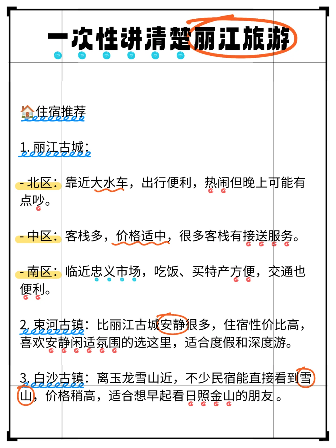 不踩雷！一次性讲清楚云南丽江旅游！！！