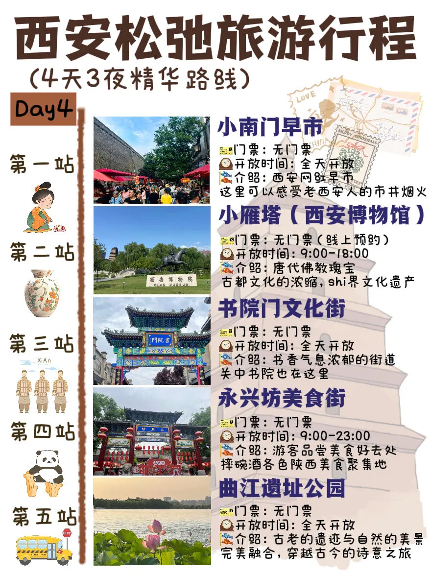 暑假西安旅游攻略|4天3夜懒人游‼️不绕路版