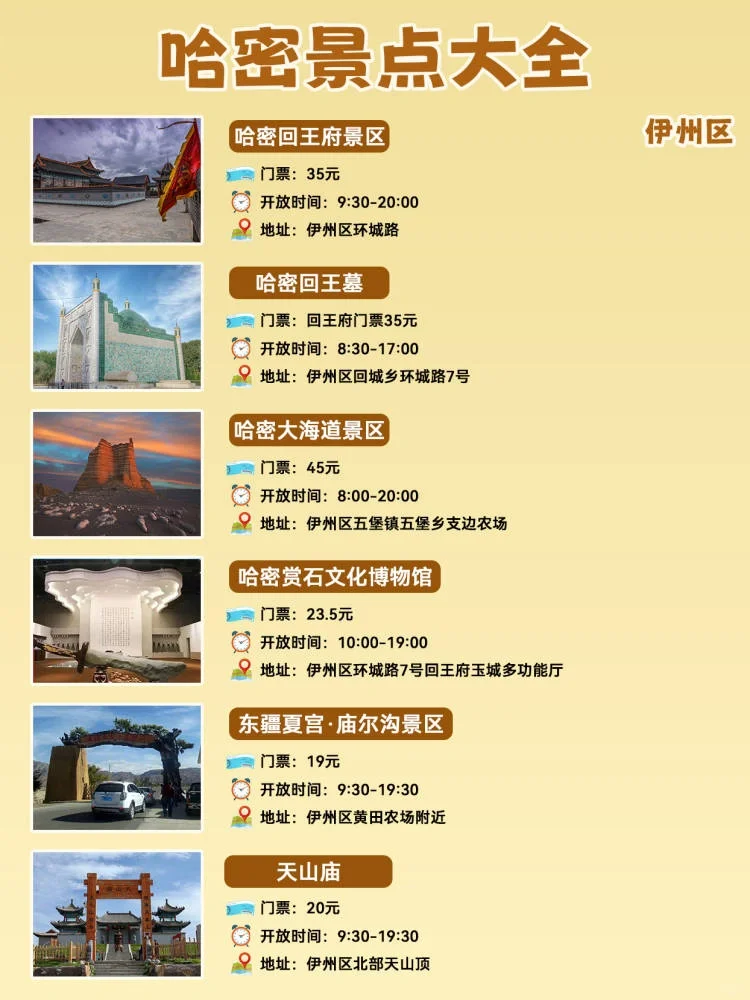 避暑胜地新疆哈密之旅,必玩景点一网打尽!