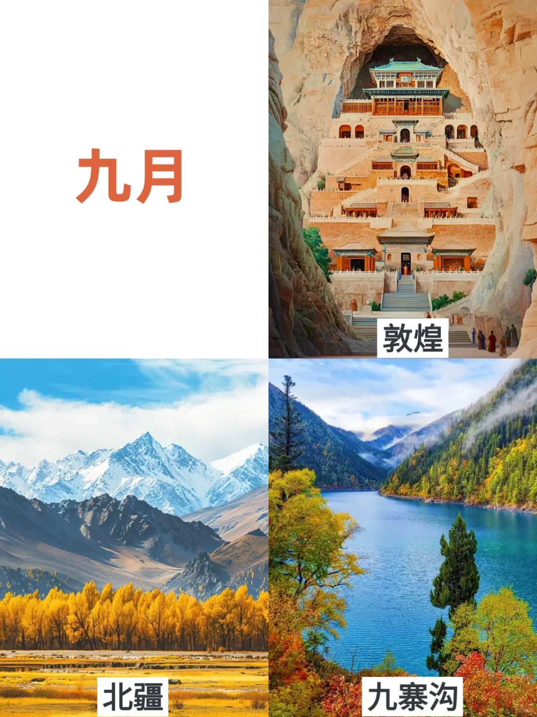 国内旅行全年计划!1—12月旅游推荐