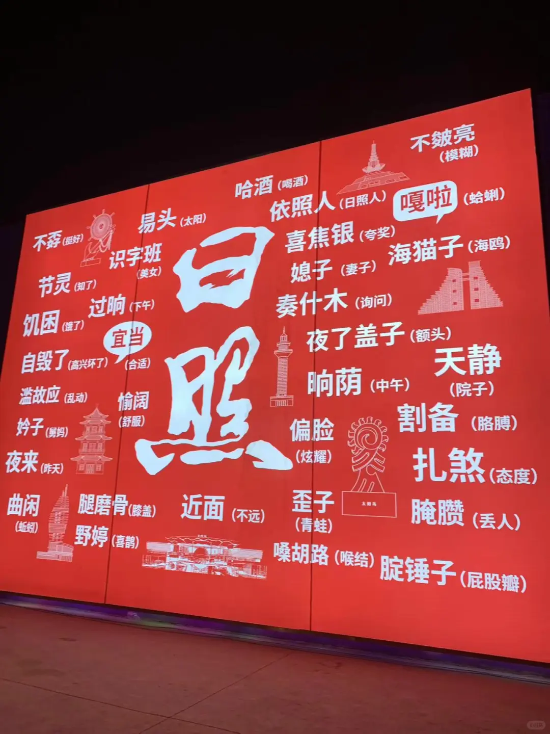 来日照 景点看这一张图就够啦🙌