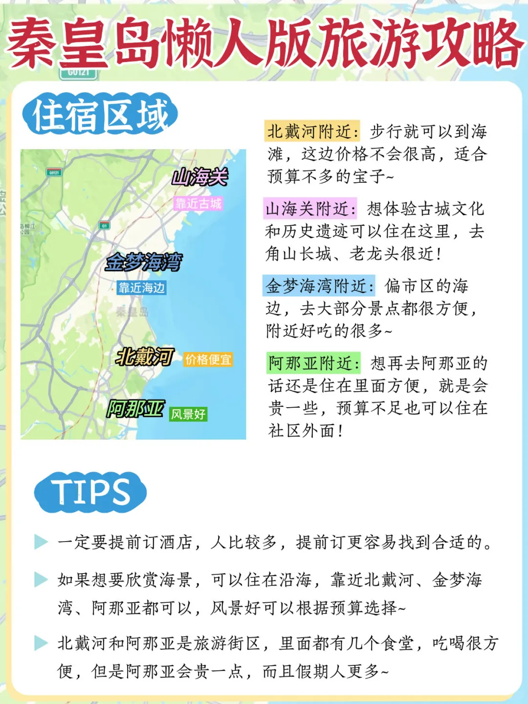 秦皇岛游玩地图分享❗️包详细不踩坑的‼️