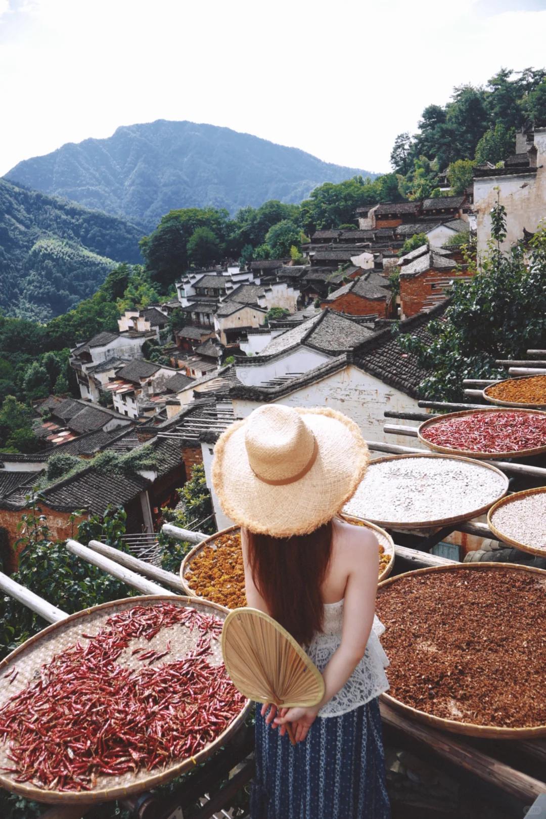 来婺源篁岭了！人要晒晕了！📸机位分享