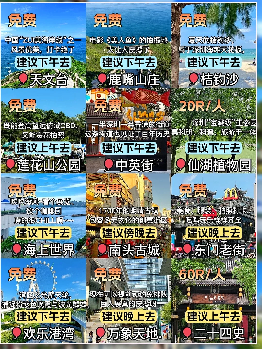 深圳旅游攻略 | 轻松不绕路超省心😎