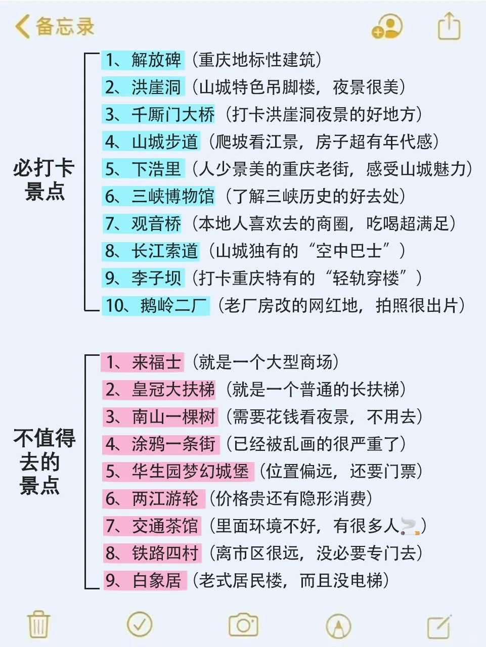 7-8🈷来重庆玩的！别怪我没提前告诉你