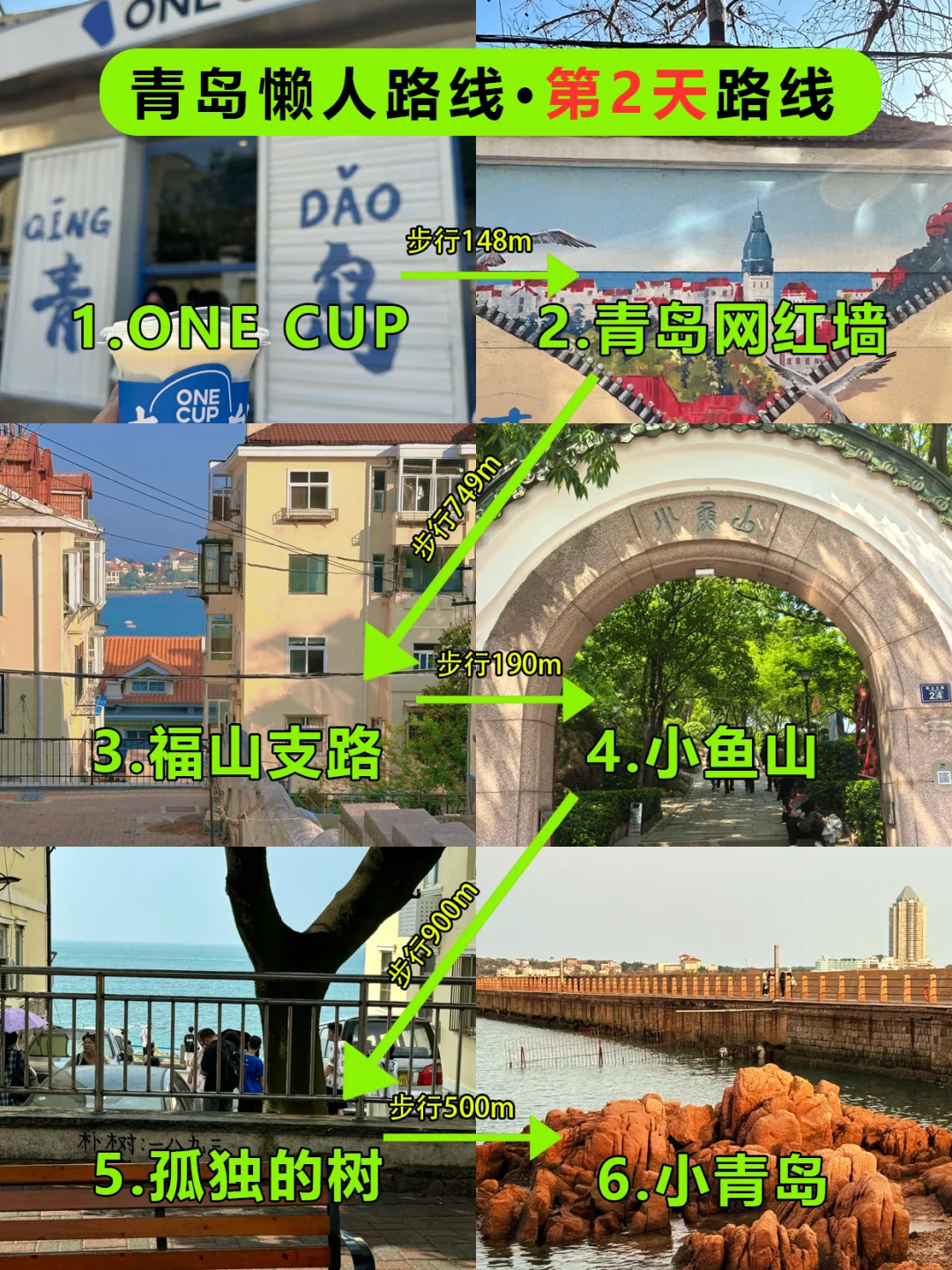 青岛懒人版3⃣天旅游攻略✅主打一个不绕路