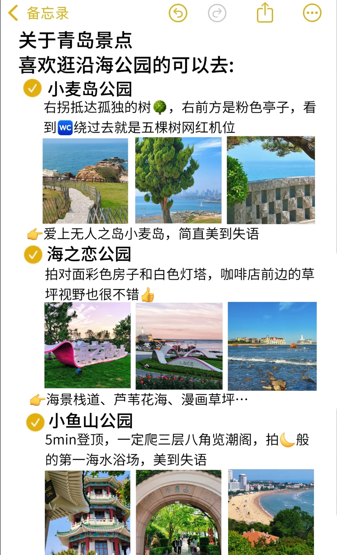 青岛本地人写的旅游攻略！！