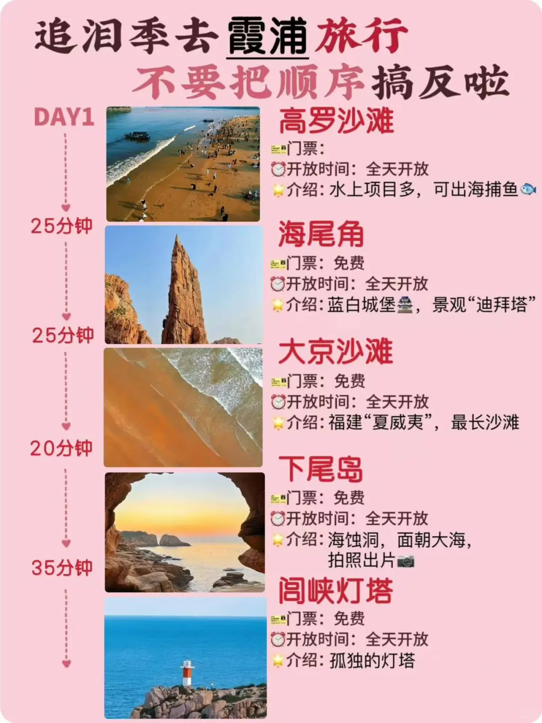 退暑季霞浦旅行攻略～不踩雷