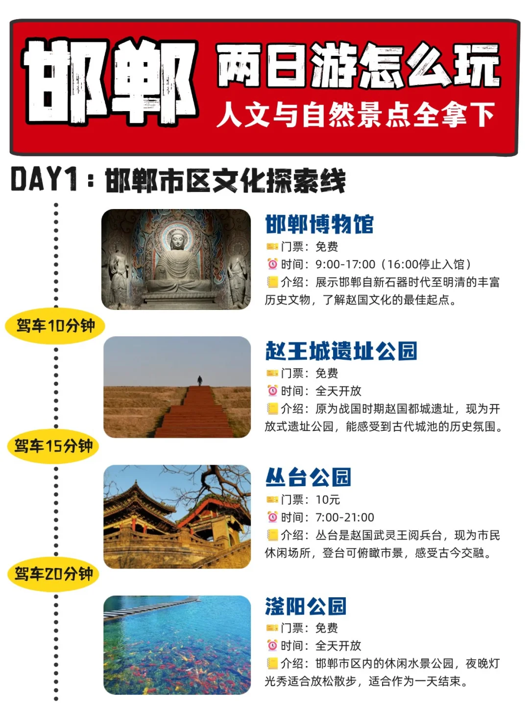 京津冀周末出发｜邯郸两日游全攻略