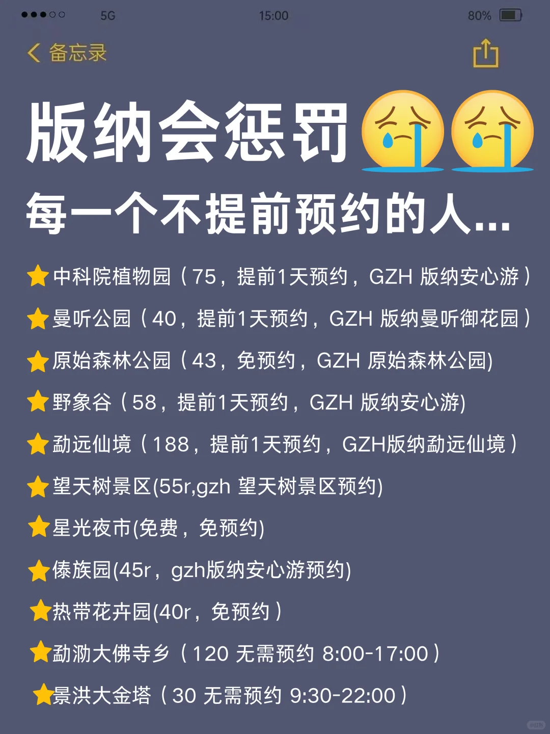 去版纳前,听点不一样的大实话.…