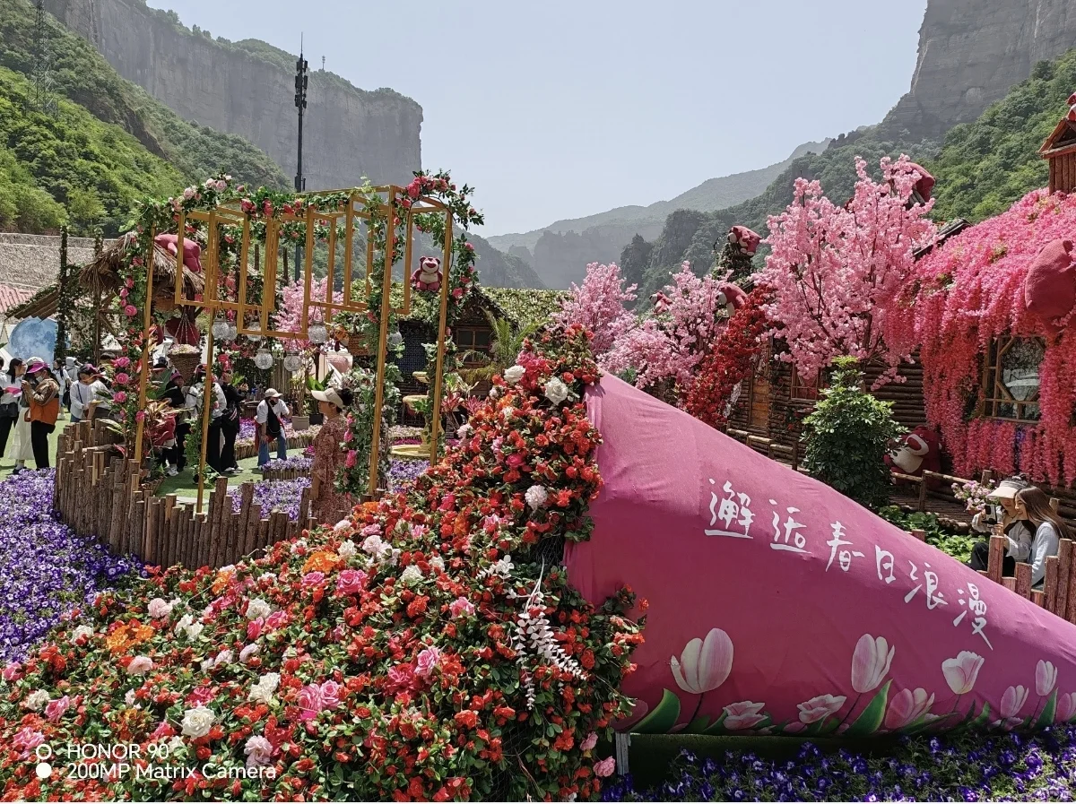 宝泉风景区美到窒息,随手拍都是大片!