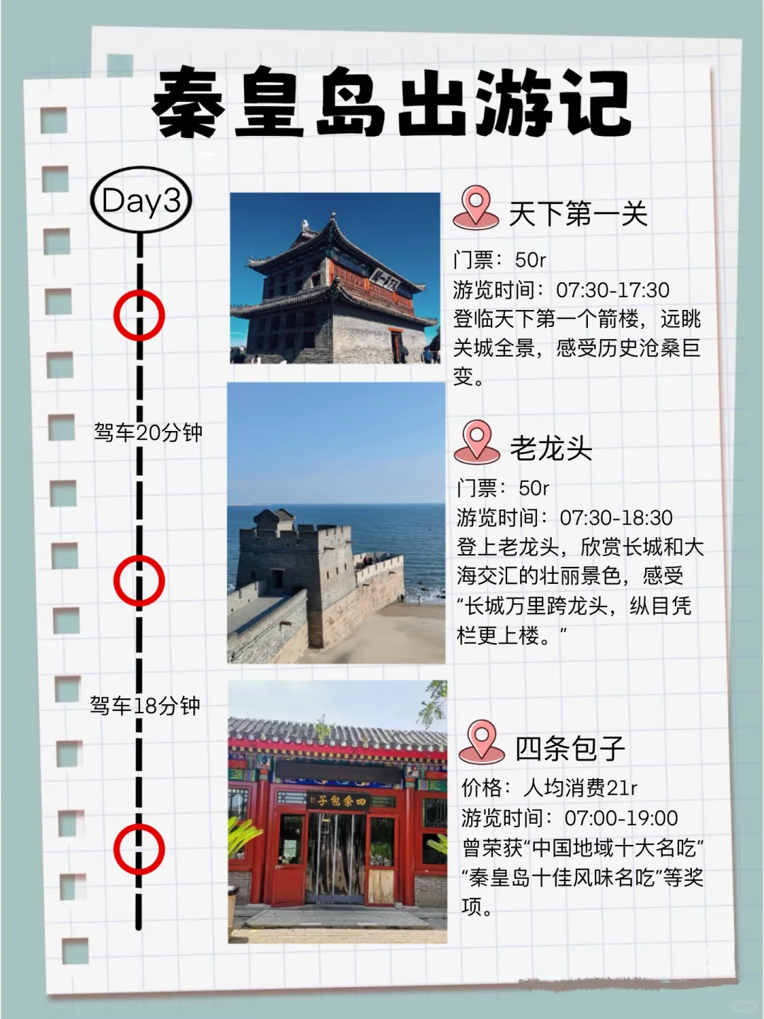 秦皇岛三天两夜攻略｜特种兵和懒人都能抄！！！