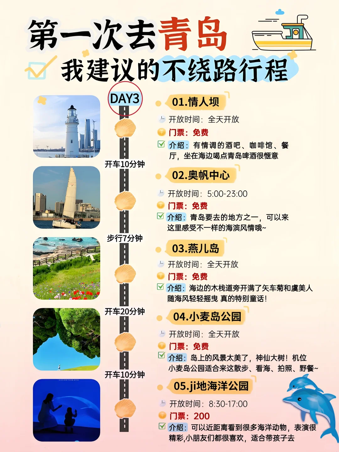 暑期青岛自由行攻略，超详细不踩雷❗