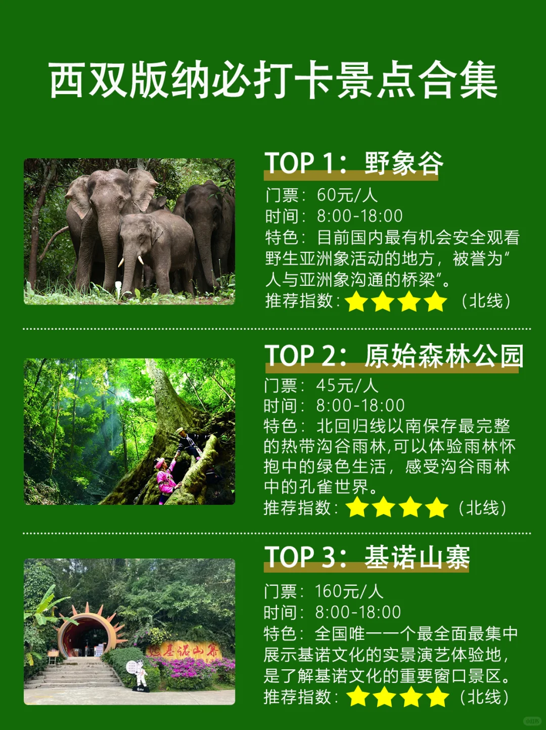 盘点西双版纳必打卡景点 | 文末附旅行文案