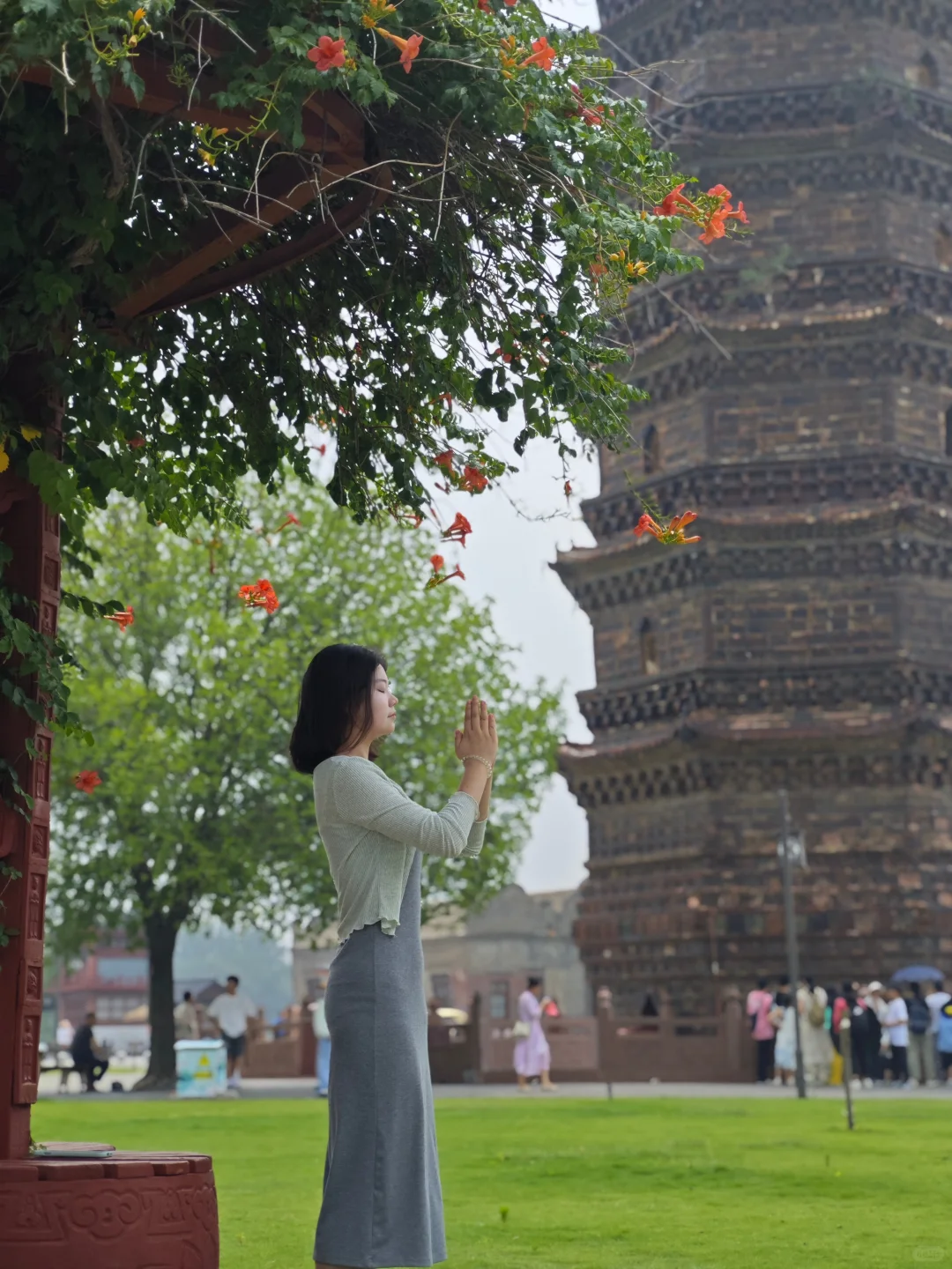 琉璃塔下莲花仙境！这几个机位真的出片