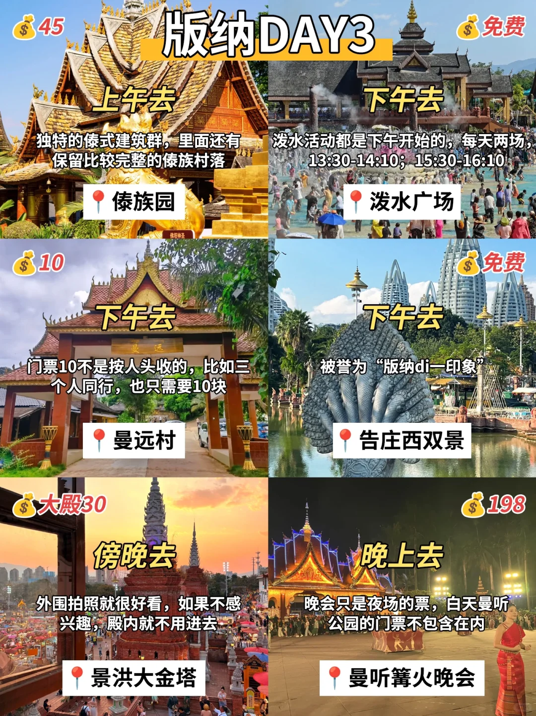 西双版纳怎么玩⁉️跟着这篇超全攻略准没错✅