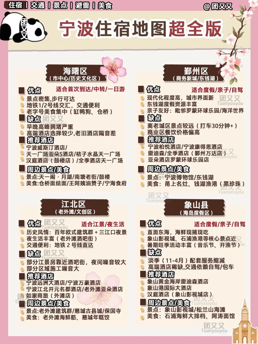 宁波🌸超细+避雷指南‼️3天2晚旅游攻略（景点