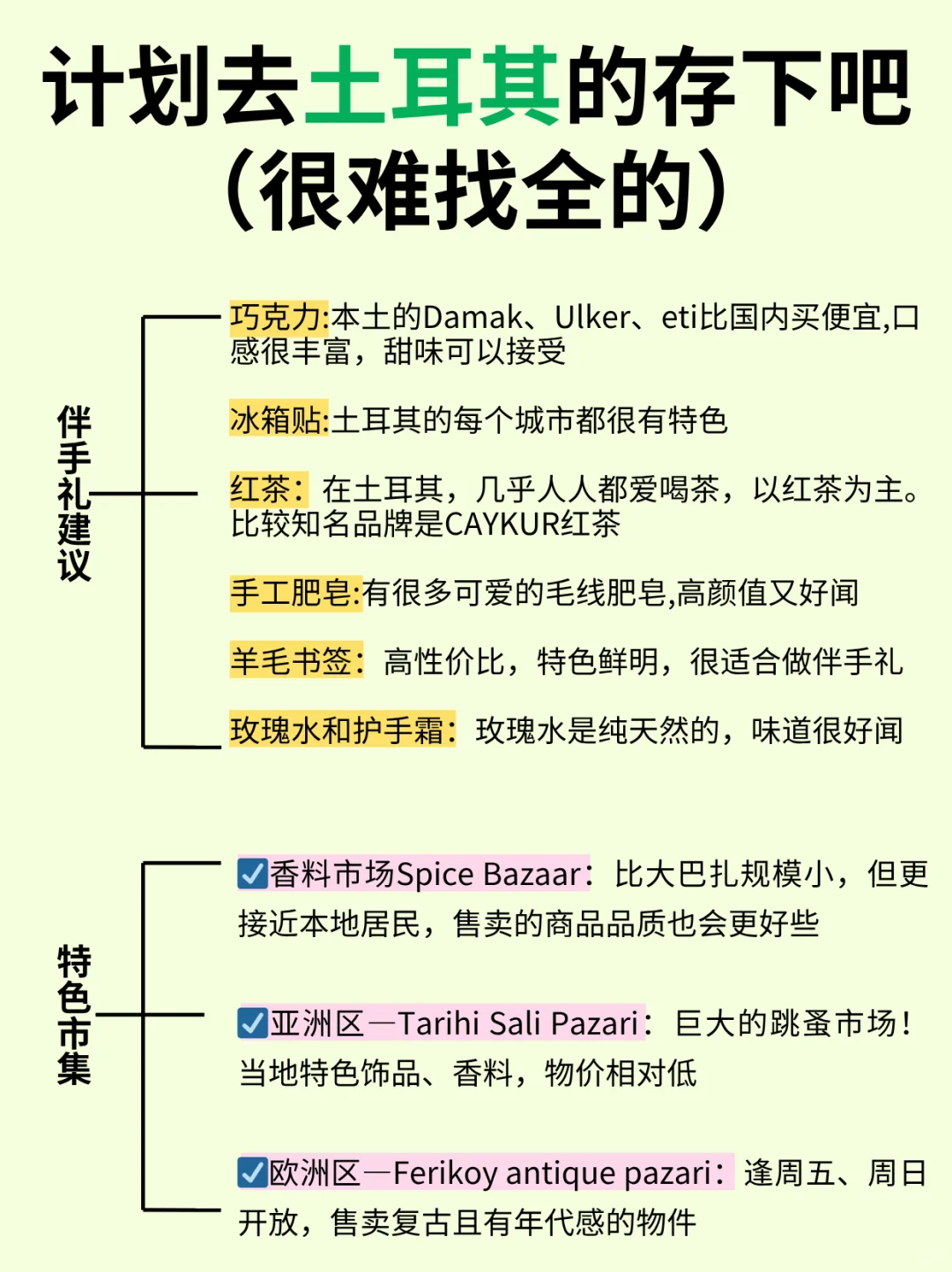 写给6-8月去土耳其的朋友🔥实用攻略