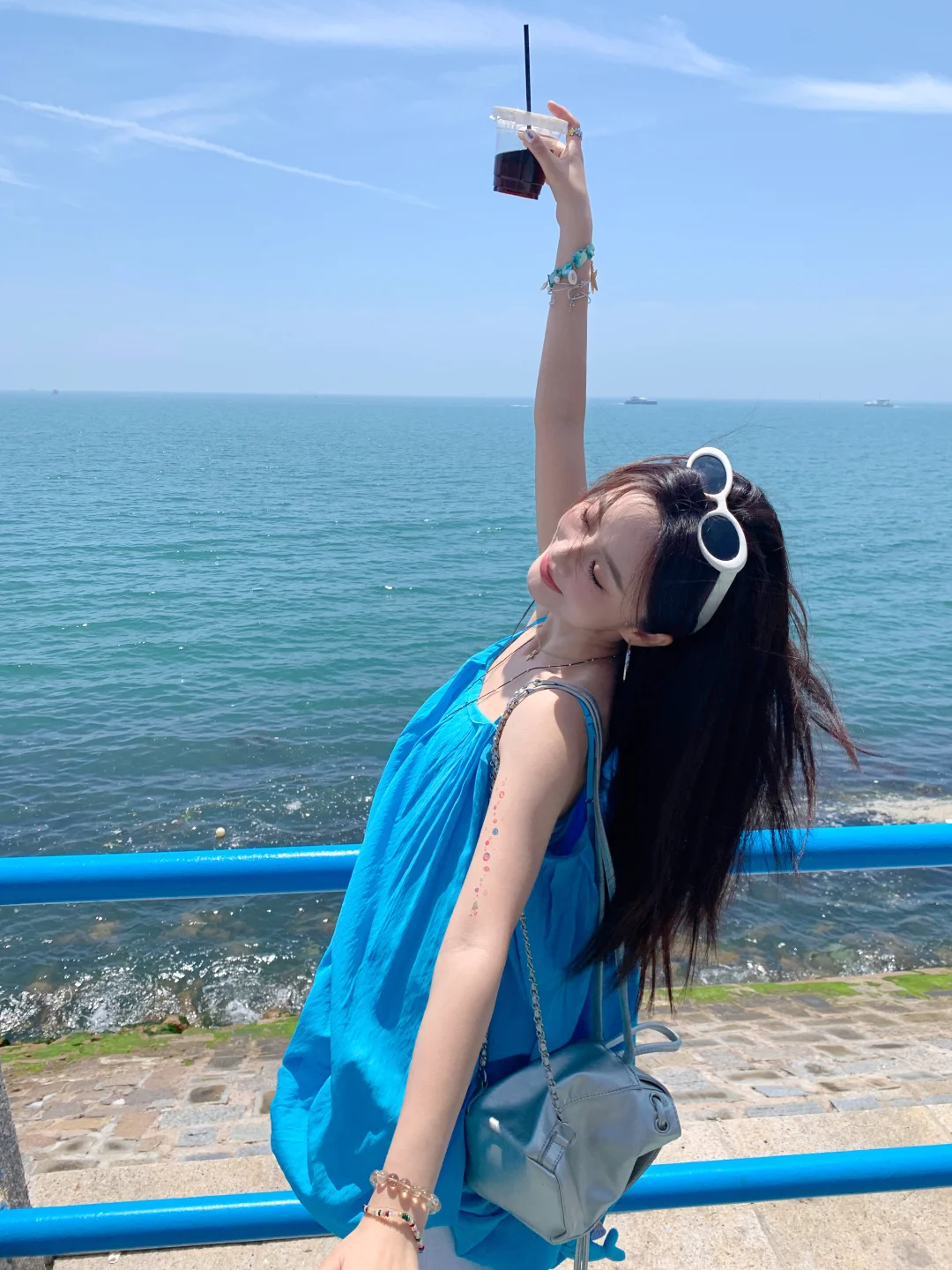 青岛的海边真是美疯了！🫧 ꕀ🌊