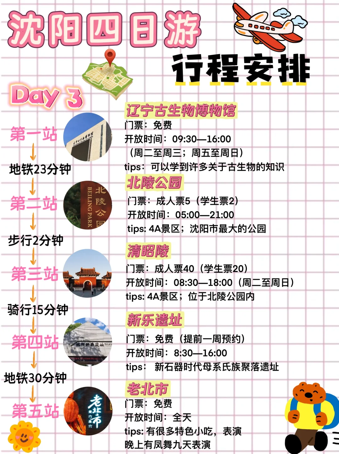 沈阳旅游攻略|四天三晚超详细‼️