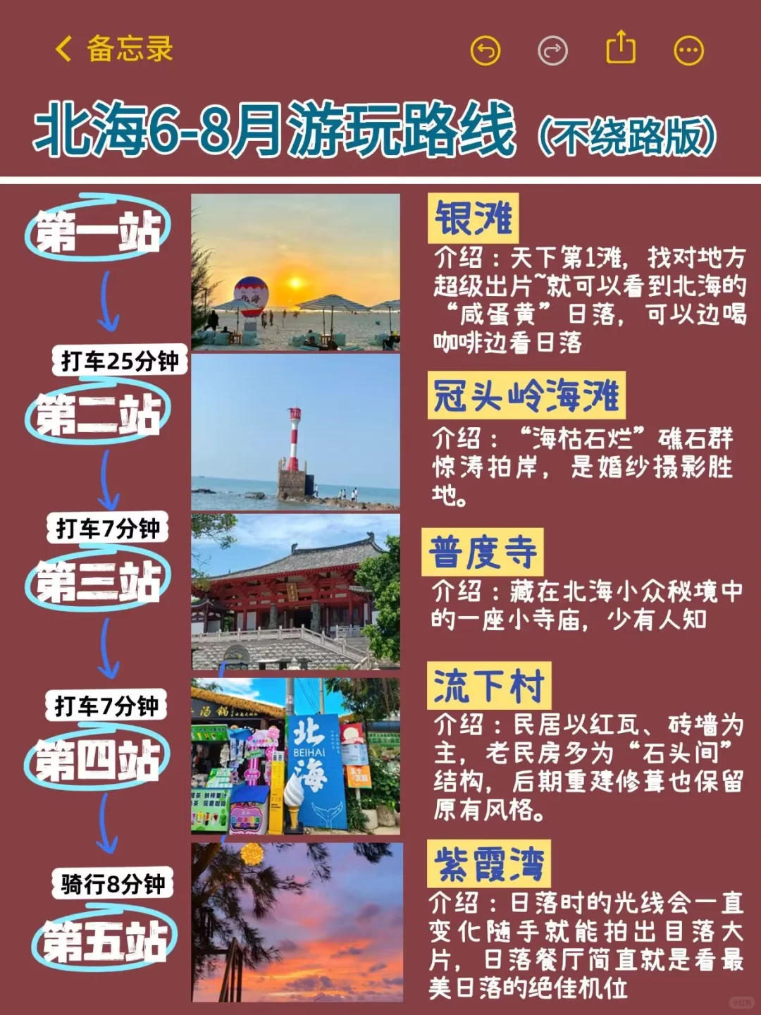 听劝😭6-8月去北海的姐妹！超全避雷攻略