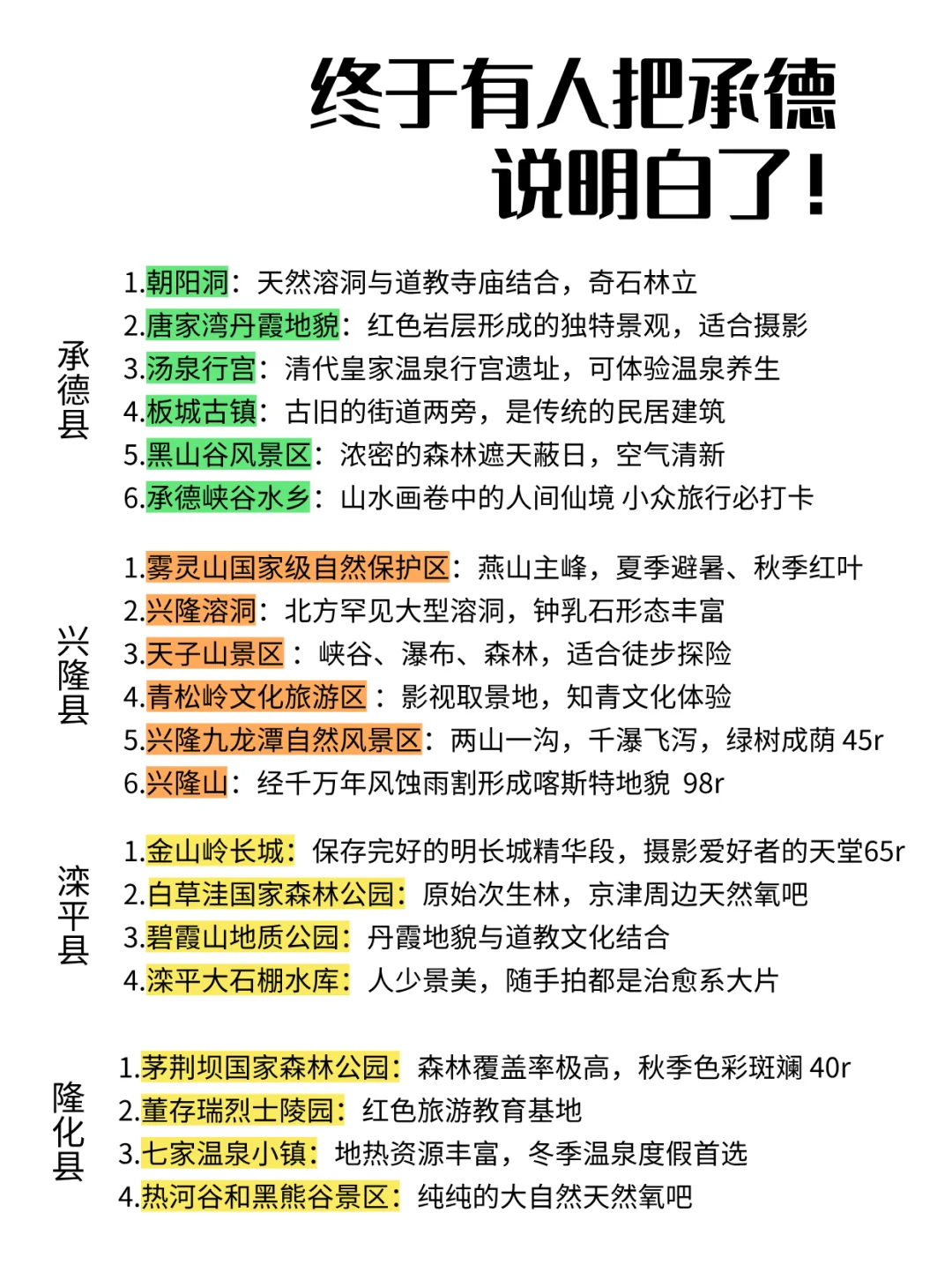 终于有人把承德说明白了!