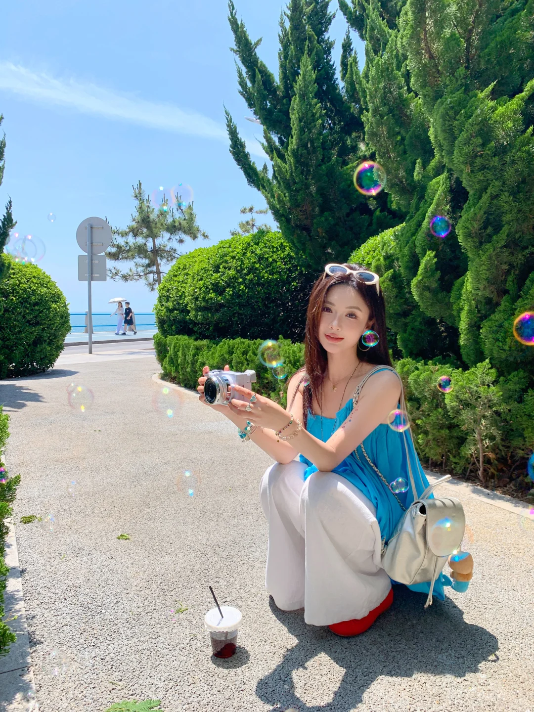 青岛的海边真是美疯了！🫧 ꕀ🌊