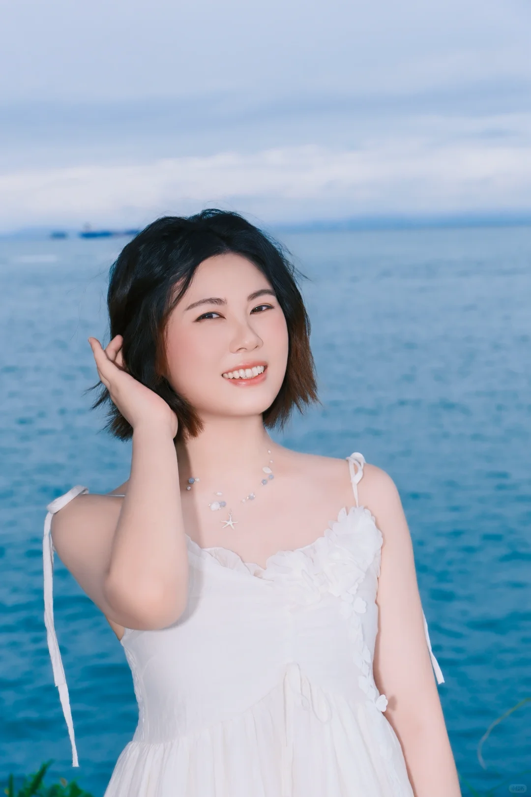 童话里的蓝白小镇🌊