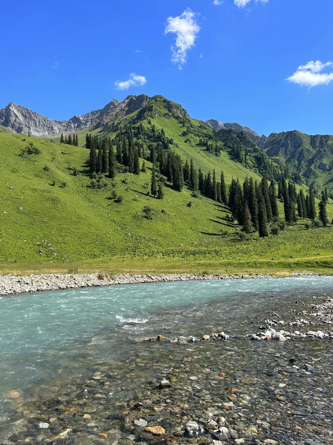 新疆人少景绝的孟克特古道💚