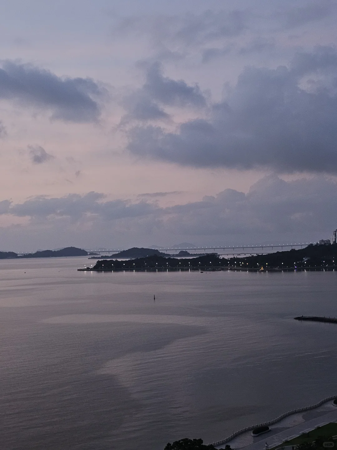 17日珠海景区早间多云间晴❌无日落✔有朝霞