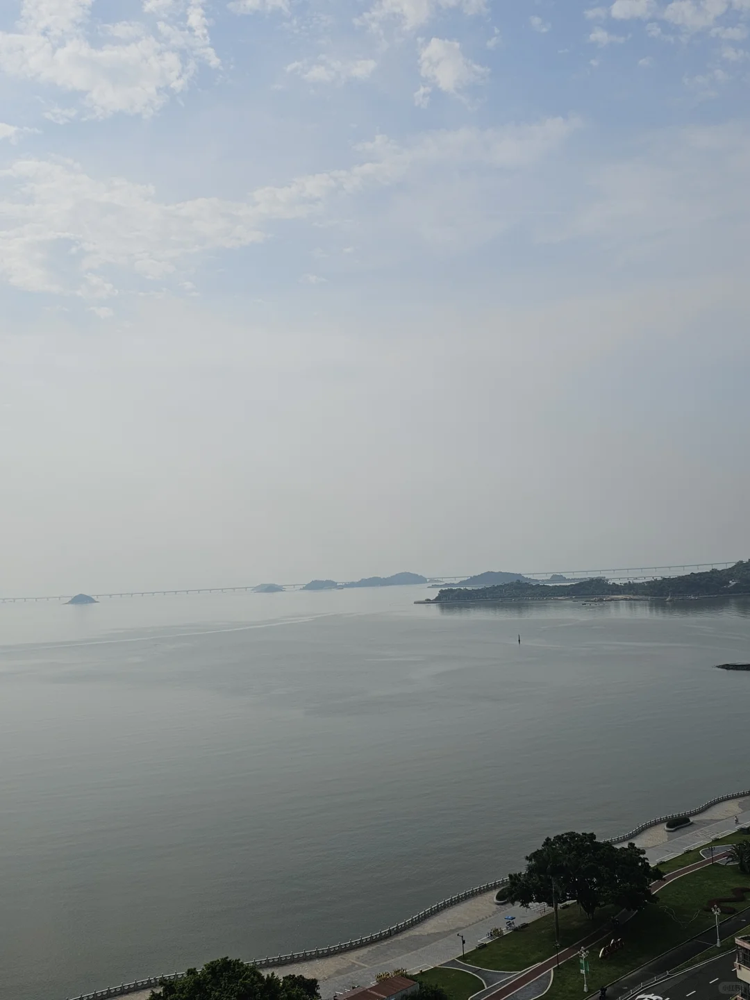 18日珠海景区早间多云间晴➕高温❌无日出