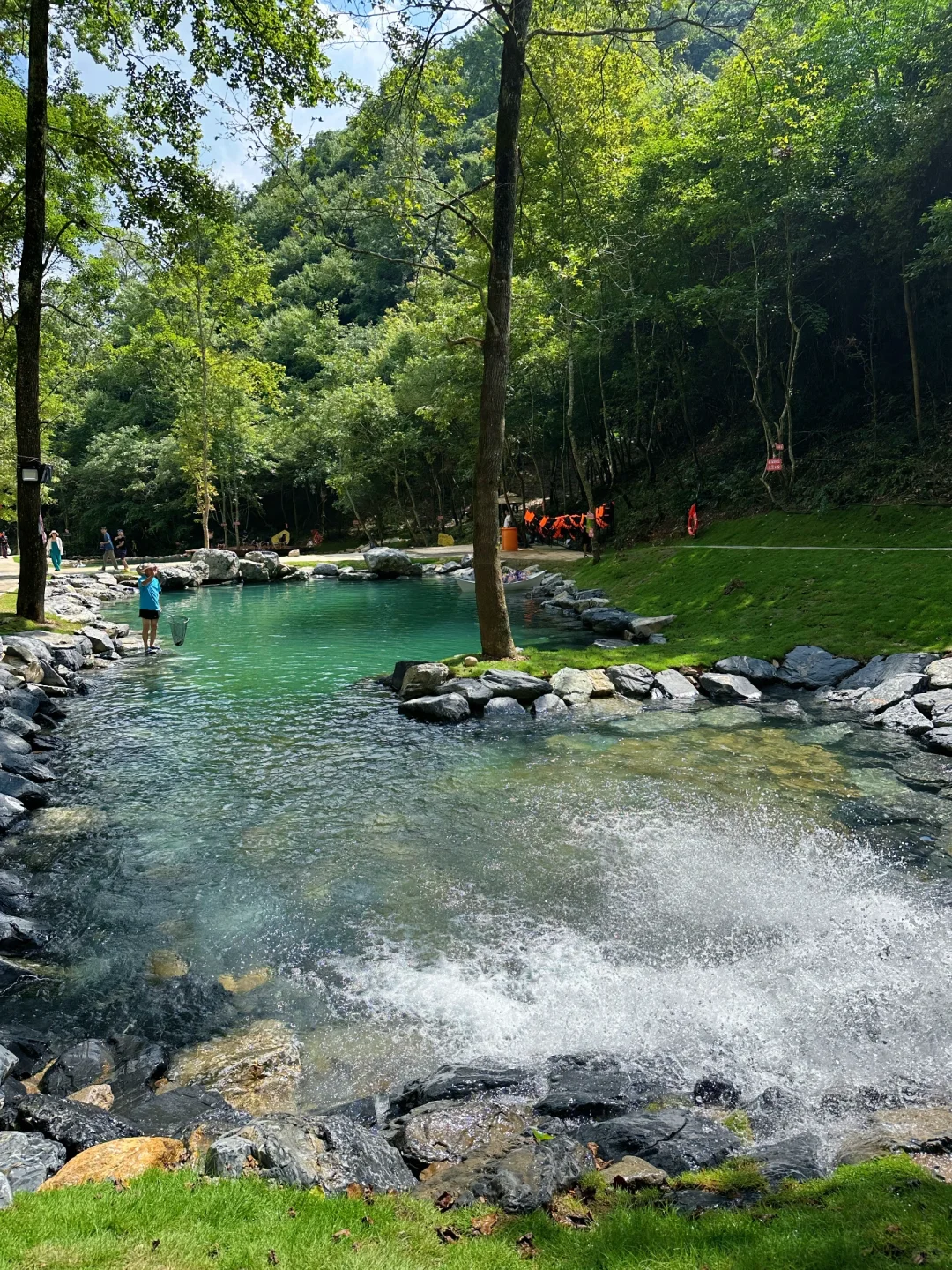 就在杭州❗️超清澈可溯溪的漂流玩水地