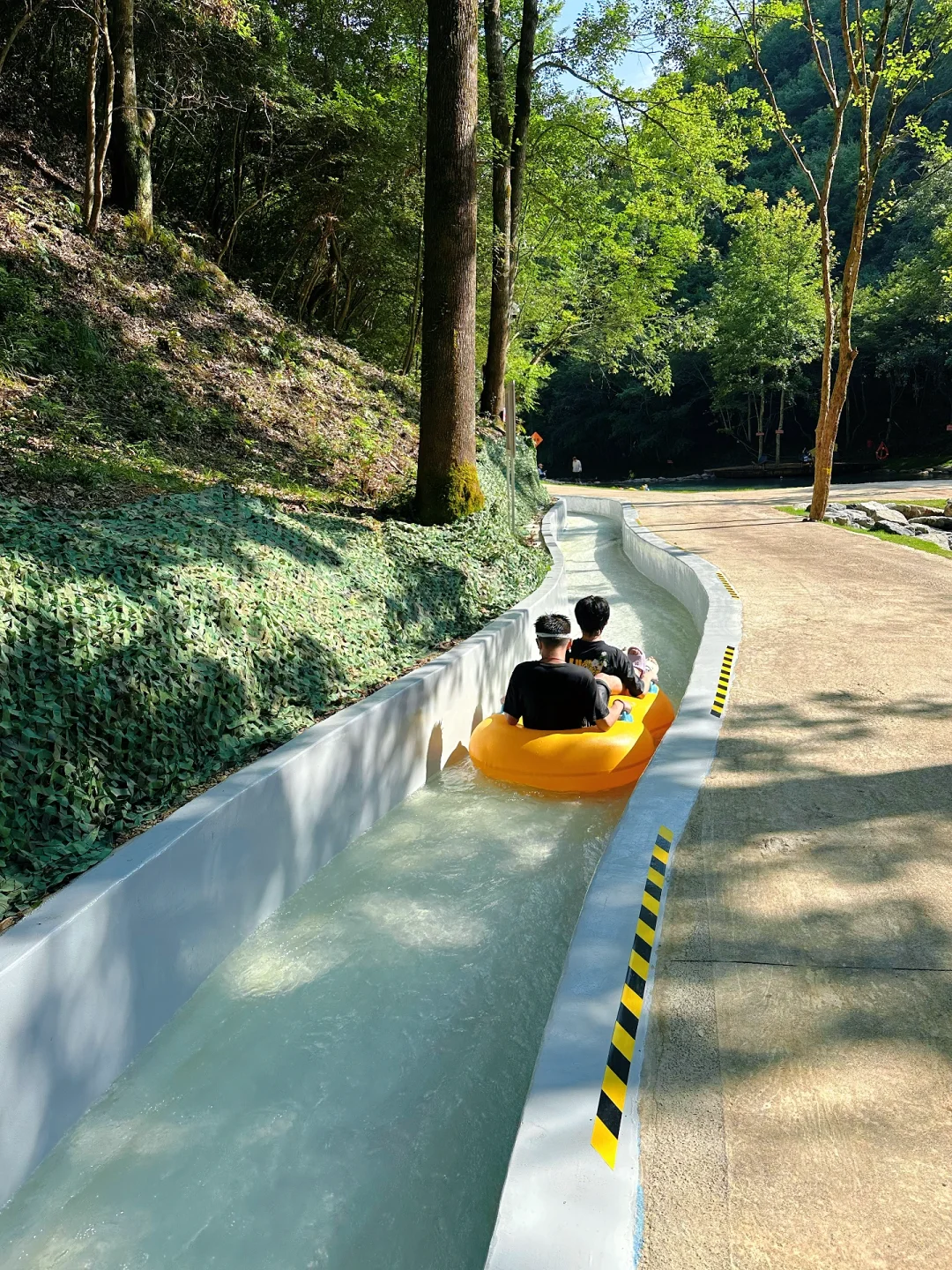 就在杭州❗️超清澈可溯溪的漂流玩水地