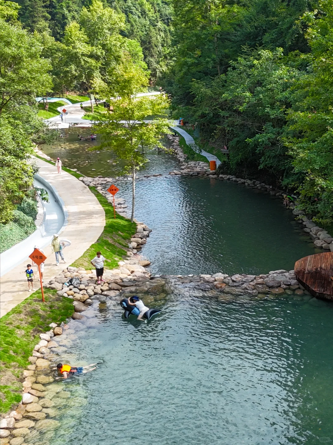 就在杭州❗️超清澈可溯溪的漂流玩水地